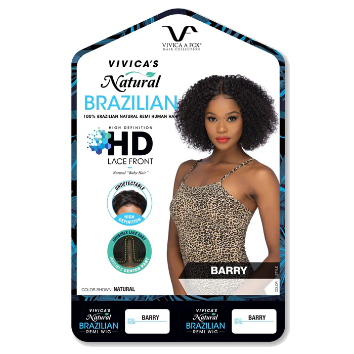 Vivica A Fox Natural Brazilian HD Lace Front Wig - BARRY - 100% REMI NATURAL HUMAN HAIR - Image 4