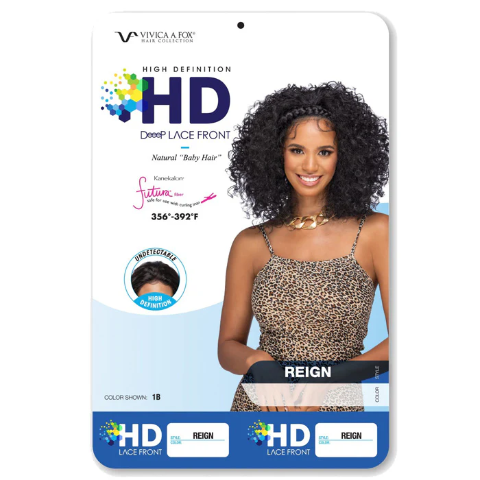 Vivica A Fox 2.5" HD Deep Lace Front Pre-Braided Wig - REIGN - Image 4