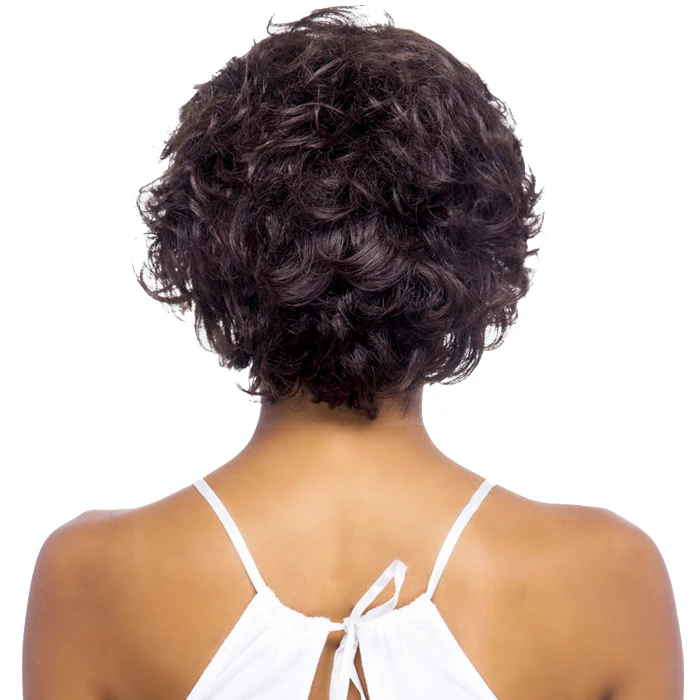 Vivica's 100% Brazilian Natural Remi Human Hair Pure Stretch Cap Wig LISHA - Image 3