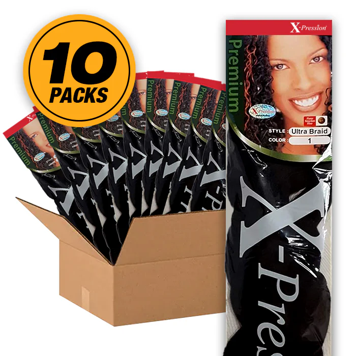 X-Pression Premium Braid - ULTRA BRAID - 10 PACKS/ 20 PACKS - Image 4