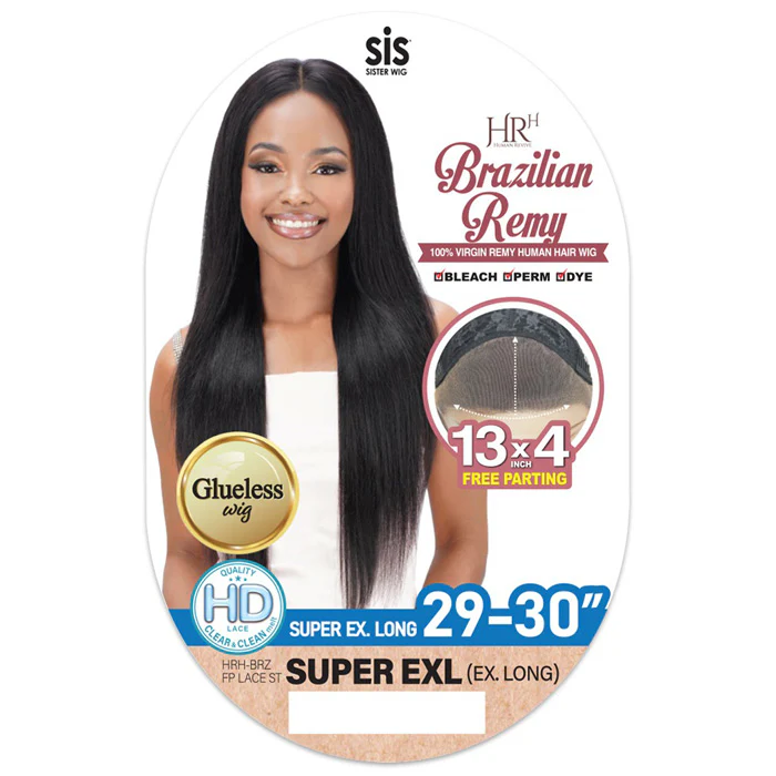 Zury Sis Brazilian Remy Glueless 100% Virgin Remy Human Hair 13x4 HD Lace Front Wig - SUPER EXL (EX.LONG) - Image 3