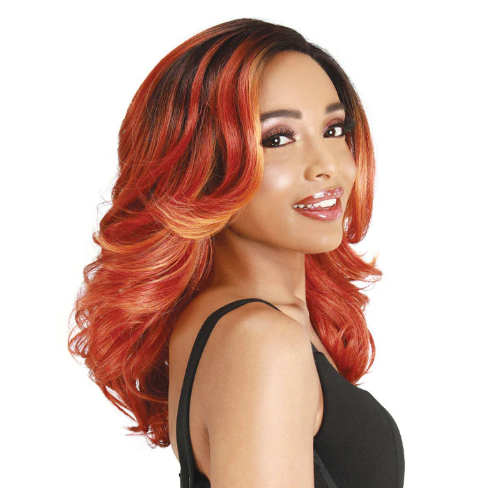 Zury Sis Synthetic 5.5" Hand-Tied Part HD Lace Front Wig - LF-VICKY