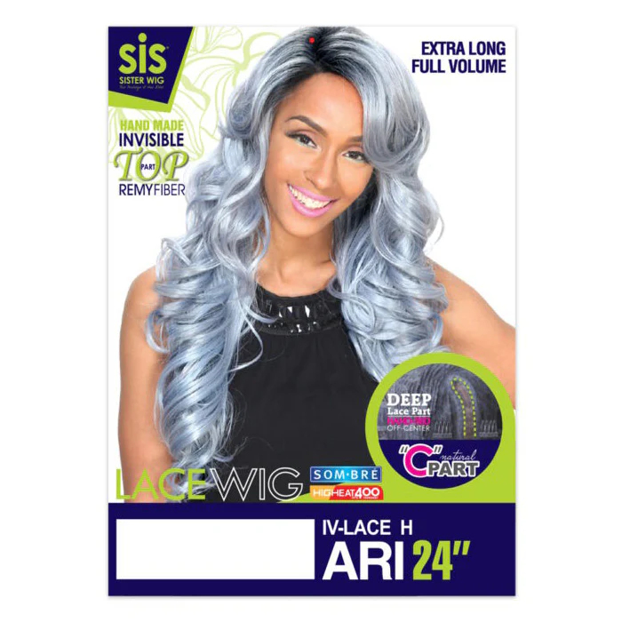 Zury Sis Invisible Top Part Lace Front Wig - IV-LACE H ARI 24 INCH - Image 4