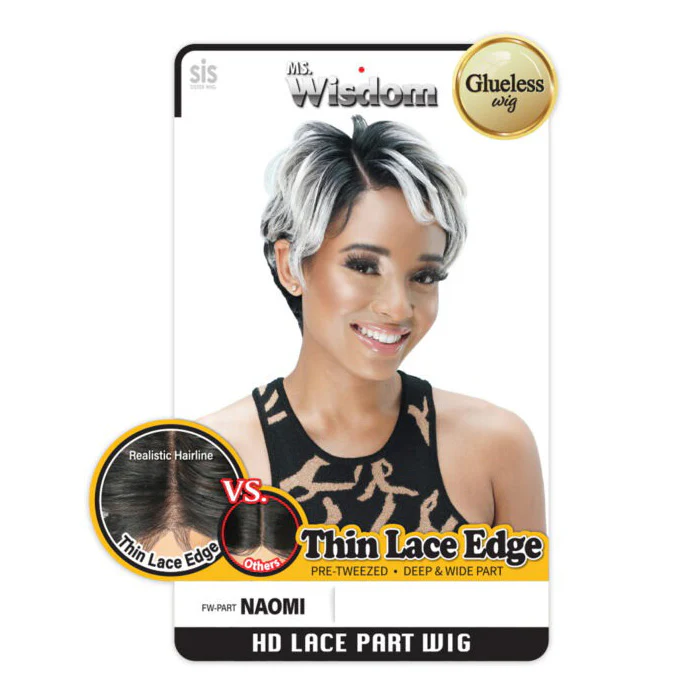 Zury Sis Ms. Wisdom Glueless HD Lace Part Wig - NAOMI - Image 3