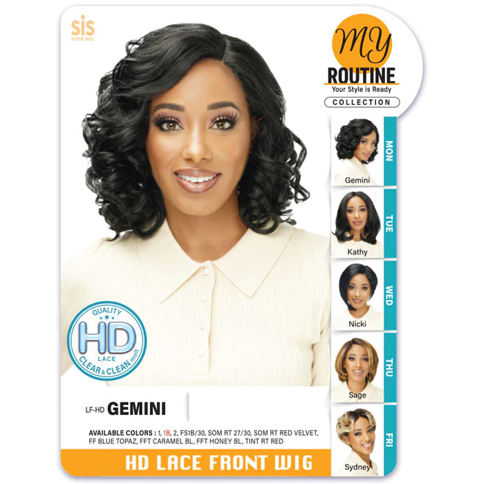 Zury Sis My Routing Collection HD Lace Front Wig - GEMINI - Image 3