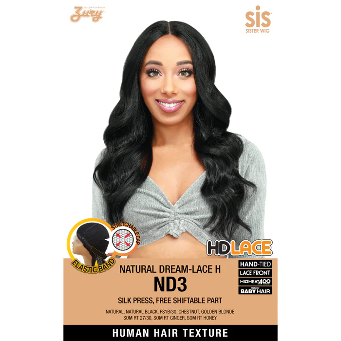 Zury Sis Natural Dream HD Free Shift Lace Front Wig - ND3 - Image 3