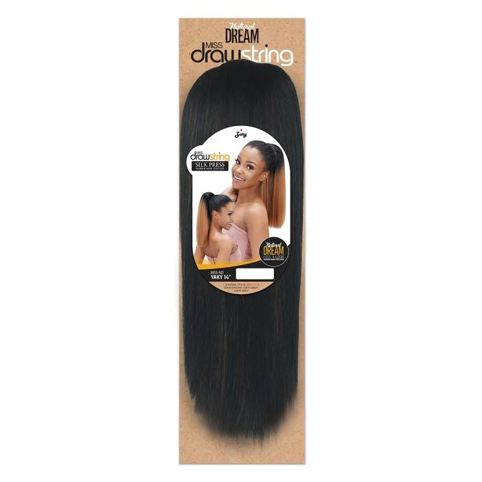 Zury Sis Natural Dream Miss Drawstring Ponytail - MISS ND YAKY 14" - Image 3