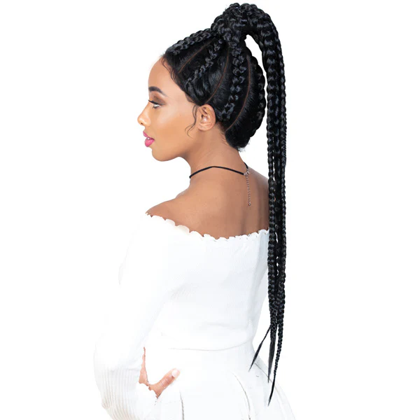 Zury Sis Synthetic Double Dutch 360 Lace Wig - 360 DD LACE H HIPONY - Image 3