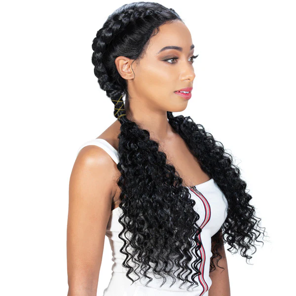 Zury Sis Synthetic Double Dutch Box Braid 360 Lace Wig - 360 DD LACE H RIMI - Image 3