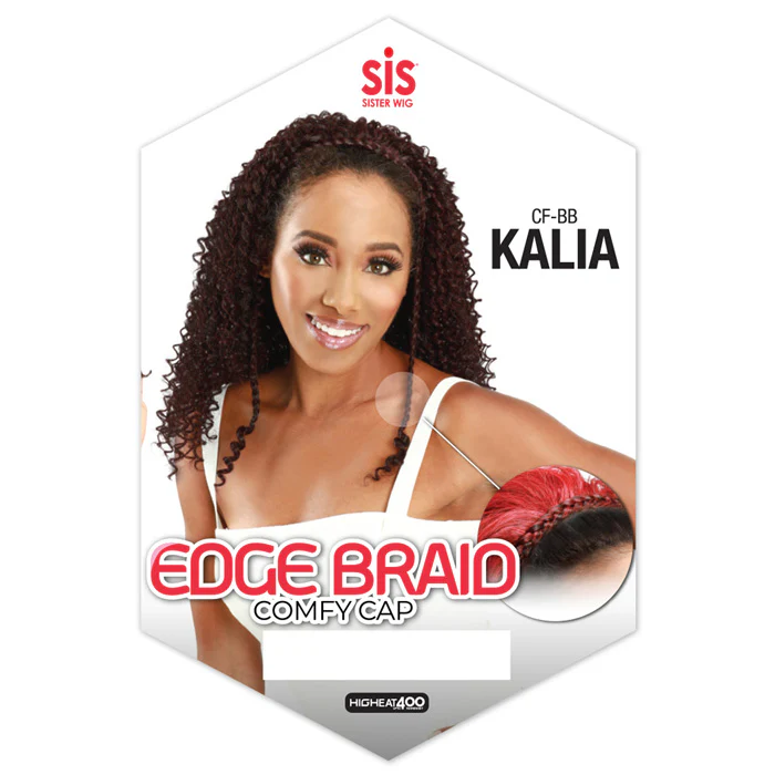 Zury Sis Edge Braid Comfy Cap Half Wig - KALIA - Image 3